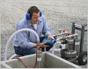 Teste de estanqueidade  no Peruibe